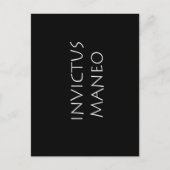Invictus maneo postkarte (Vorderseite)