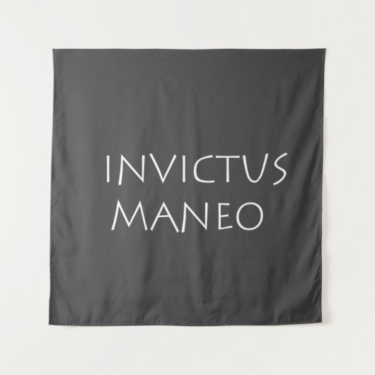 Invictus maneo wandteppich (Vorderseite)