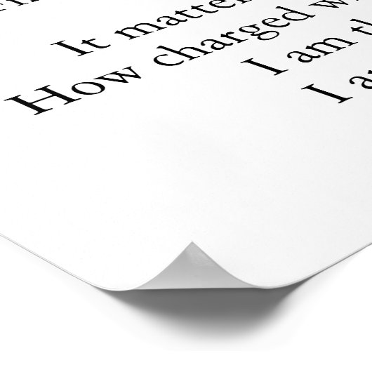 Invictus Poster (Ecke)