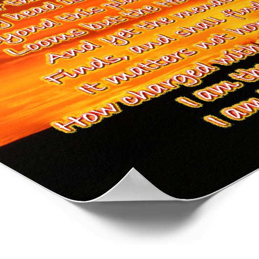 Invictus Poster (Ecke)