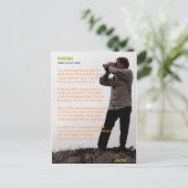 Invictus Postkarte (Stehend Vorderseite)