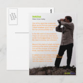 Invictus Postkarte (Vorne/Hinten)