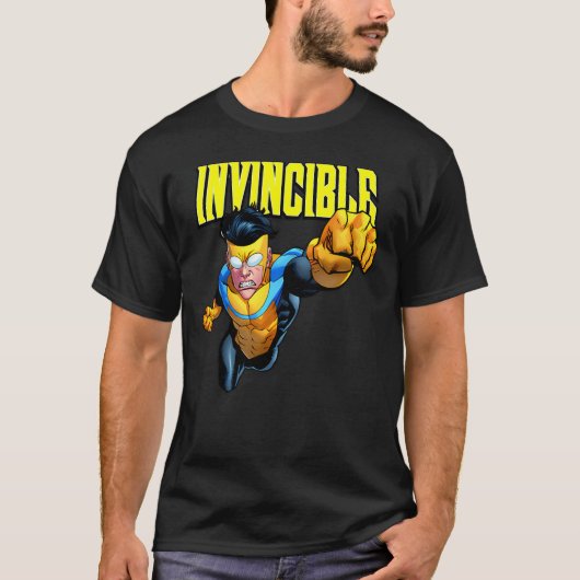 Invin Cible Comic Anime T-Shirt (Vorderseite)