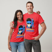 Invincible Mark Grayson Blue Suit Showcase Distres T-Shirt (Unisex)