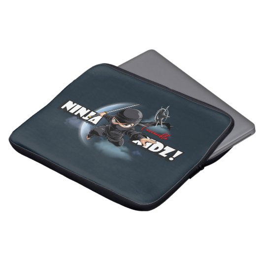 Invincible Ninja Kidz | 13" Laptopschutzhülle (Vorne Oben)