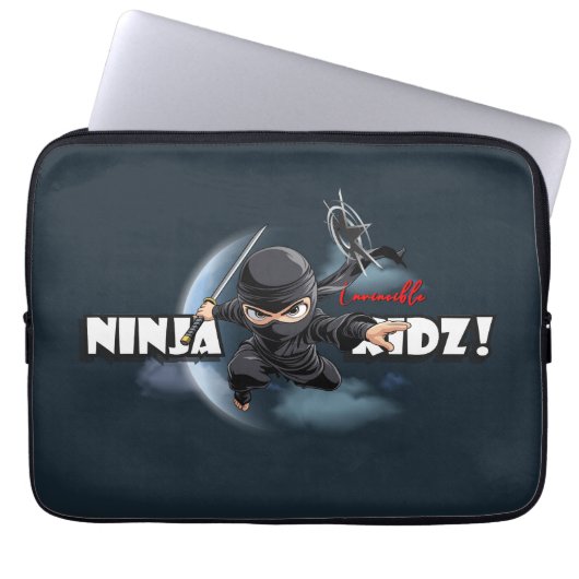 Invincible Ninja Kidz | 13" Laptopschutzhülle (Vorderseite)