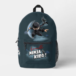 Invincible Ninja Kidz | Bedruckter Rucksack