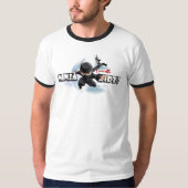 Invincible Ninja Kidz | Men Ringer T-Shirt (Vorderseite)