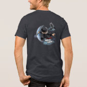 Invincible Ninja Kidz | Men Tri-Blend Shirt (Rückseite)