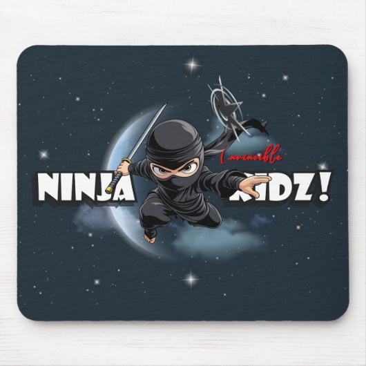 Invincible Ninja Kidz |  Mousepad (Vorne)