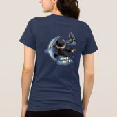 Invincible Ninja Kidz | Women Tri-Blend Shirt (Rückseite)