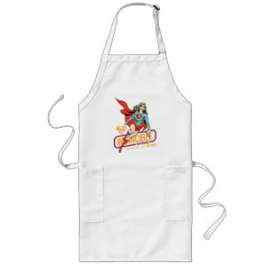 Invincible Supergirl Retro Graphic Lange Schürze