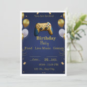 Invisible Birthday Game Challenge 🎂👻 | Funny Par Einladung (Stehend Vorderseite)