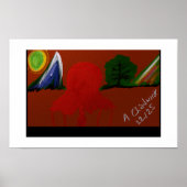 Invisible Girl Trapped in Another Universe Poster (Vorne)