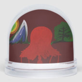 Invisible Girl Trapped in Another Universe Schneekugeln (Vorderseite)