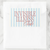 'Invisible Illness Club' Cute Spoonie Sticker (Tasche)