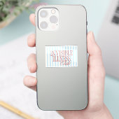 'Invisible Illness Club' Cute Spoonie Sticker (Telefon)