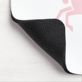 Invisible_Pink_Unicorn Mousepad (Ecke)