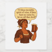 Invisible Spirit - Wine Weinetikett (Einzelnes Label)