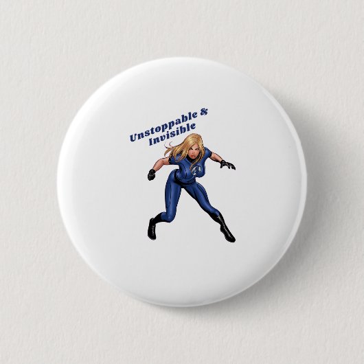 Invisible Woman Button (Vorderseite)