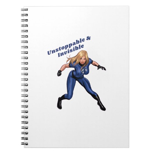 Invisible Woman Notizblock (Vorderseite)