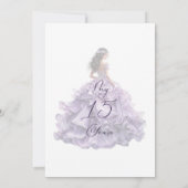 INVITACION 15 AÑOS EINLADUNG (Rückseite)