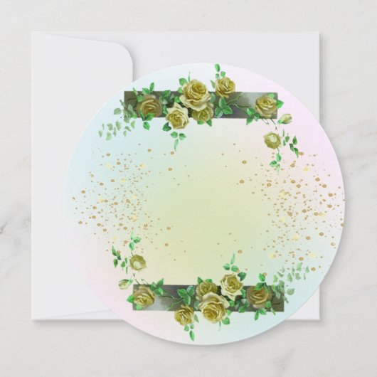 Invitación 20 cumpleaños con rosas personalizada einladung (Rückseite)