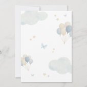 Invitación a Baby Shower de Teddy Bear Einladung (Rückseite)