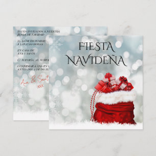 Invitación A La Fiesta Navideña Festiva Einladung