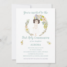 Invitación AURORA Primera Comunión Einladung