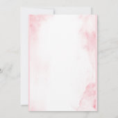 Invitacion baby Dusche para niña Einladung (Rückseite)