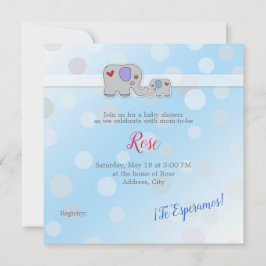 Invitación - Babydusche - Baby Boy Einladung