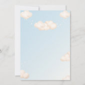 Invitacion Bautizo Boy Angel Katholische Taufe Einladung (Rückseite)