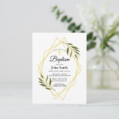 Invitación Bautizo Postkarte (Stehend Vorderseite)