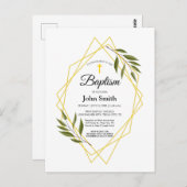 Invitación Bautizo Postkarte (Vorne/Hinten)