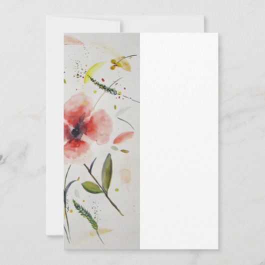 Invitacion boda flor einladung (Vorderseite)