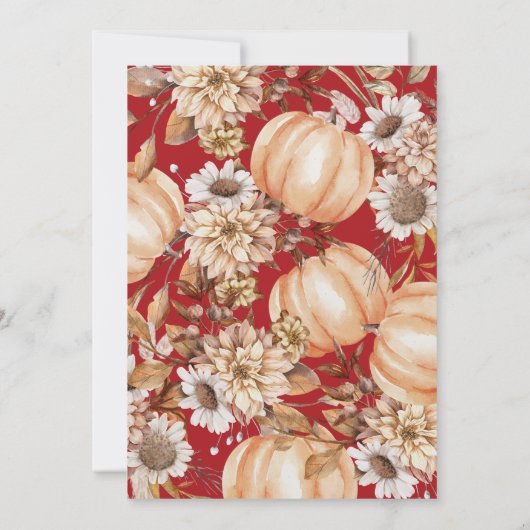 Invitación Cena de Acción de Gracias Cristiana Einladung (Rückseite)