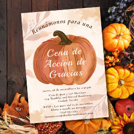 Invitación Cena de Acción de Gracias Linda Einladung