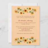 Invitación Cena de Acción de Gracias Mesa Familia Einladung (Rückseite)