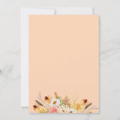 Invitación Cena de Acción de Gracias Rústica Einladung (Rückseite)