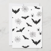 Invitación Cumpleaños Halloween Pastel Spooky Einladung (Rückseite)