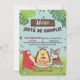 Invitación Cumpleaños Infantil para niño- Fiesta Einladung