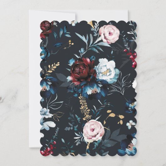 Invitación de 40 Años Mujer Einladung (Rückseite)