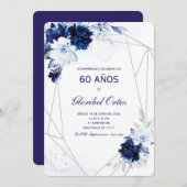 Invitación de 60 Años Mujer Einladung (Vorne/Hinten)