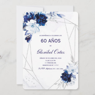 Invitación de 60 Años Mujer Einladung
