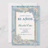 Invitación de 65 Años Mujer Einladung (Vorderseite)