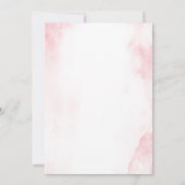 Invitacion de baby dusche para niña tema osito einladung (Rückseite)