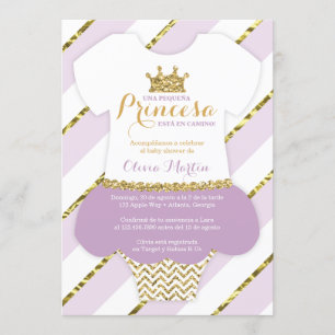 Invitación de Baby Shower para una Prinzen Einladung