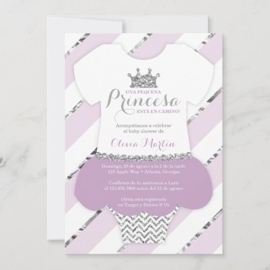 Invitación de Baby Shower para una Prinzen Einladung (Vorderseite)