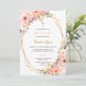 Invitacion de bautismo einladung (Stehend Vorderseite)